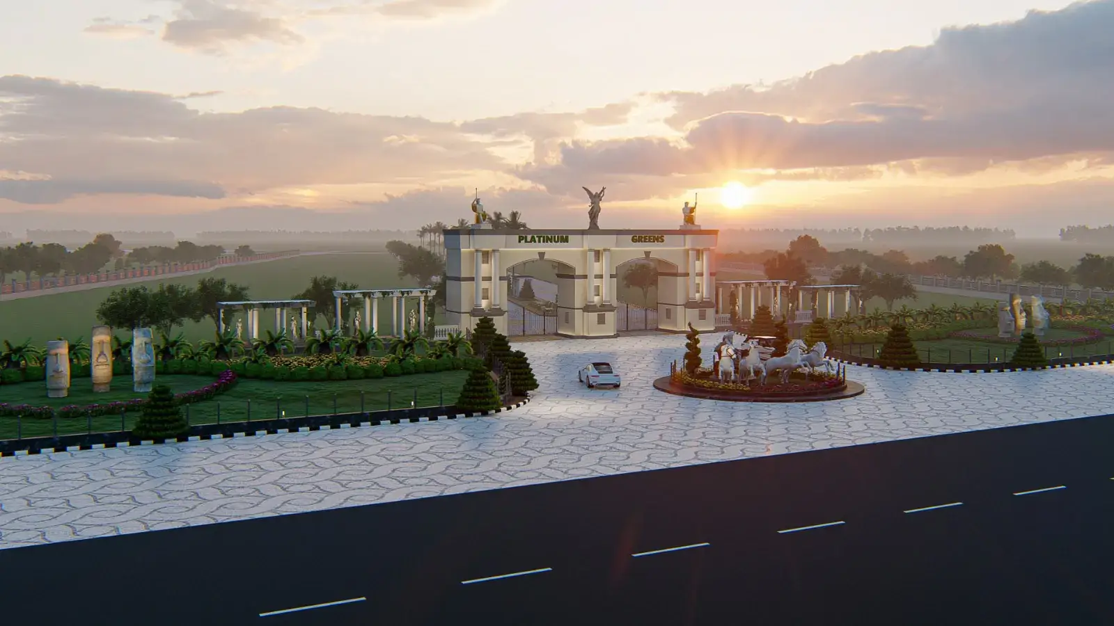 Townshade projects images
