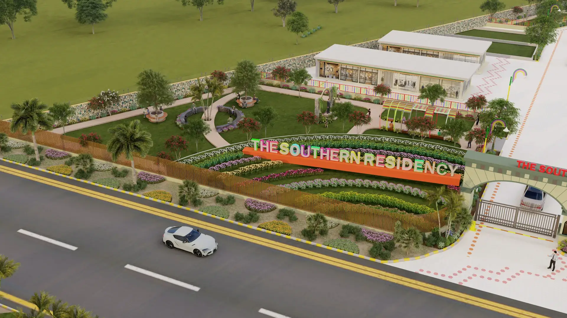 Townshade projects images